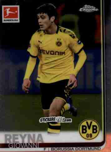 Cromo Giovanni Reyna - Bundesliga Chrome 2019-2020 n. 37 - Topps