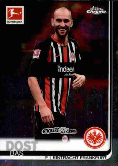 Sticker Bas Dost - Bundesliga Chrome 2019-2020 n. 42 - Topps