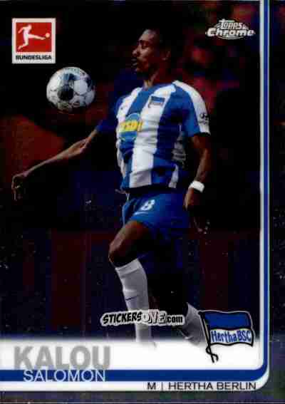 Cromo Salomon Kalou - Bundesliga Chrome 2019-2020 n. 44 - Topps