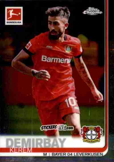 Figurina Kerem Demirbay - Bundesliga Chrome 2019-2020 n. 46 - Topps