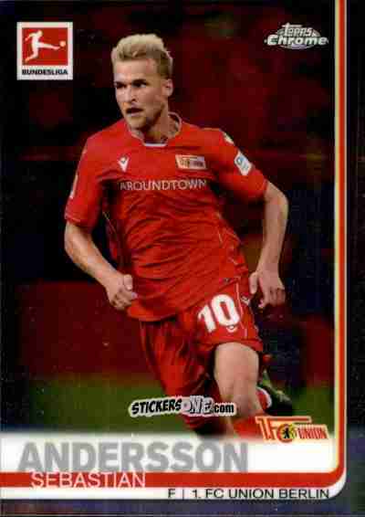 Sticker Sebastian Andersson - Bundesliga Chrome 2019-2020 n. 58 - Topps