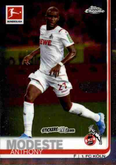 Figurina Anthony Modeste - Bundesliga Chrome 2019-2020 n. 59 - Topps