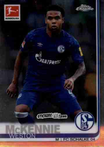 Cromo Weston McKennie - Bundesliga Chrome 2019-2020 n. 66 - Topps
