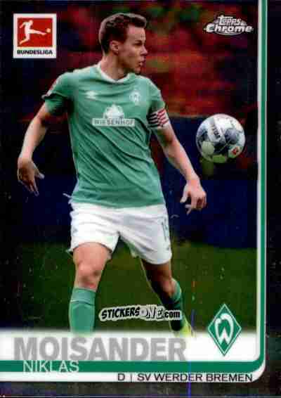 Cromo Niklas Moisander - Bundesliga Chrome 2019-2020 n. 73 - Topps