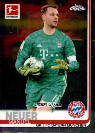 Cromo Manuel Neuer - Bundesliga Chrome 2019-2020 n. 77 - Topps