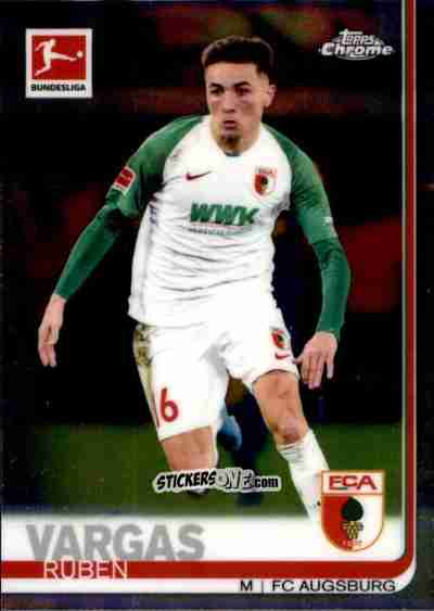 Figurina Ruben Vargas - Bundesliga Chrome 2019-2020 n. 82 - Topps