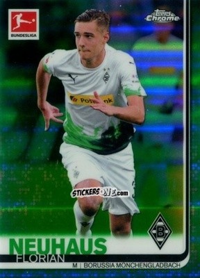 Figurina Florian Neuhaus - Bundesliga Chrome 2019-2020 n. 4gr - Topps