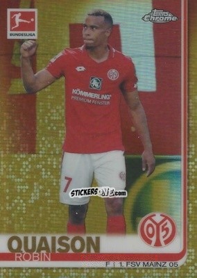 Sticker Robin Quaison - Bundesliga Chrome 2019-2020 n. 22g - Topps