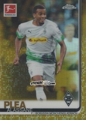 Figurina Alassane Plea - Bundesliga Chrome 2019-2020 n. 23g - Topps