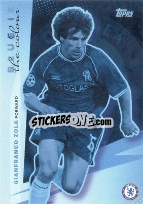 Figurina Gianfranco Zola - Chelsea FC 2021-2022 n. 53 - Topps
