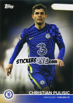 Cromo Christian Pulisic - Chelsea FC 2021-2022 n. 10 - Topps