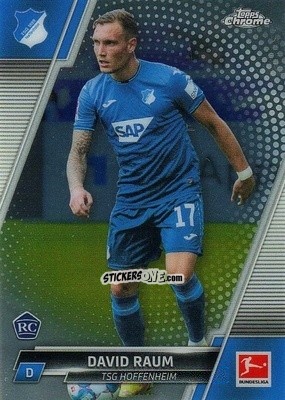 Sticker David Raum - Bundesliga Chrome 2021-2022 n. 50 - Topps