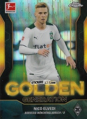 Figurina Nico Elvedi - Bundesliga Chrome 2021-2022 n. GG-NE - Topps