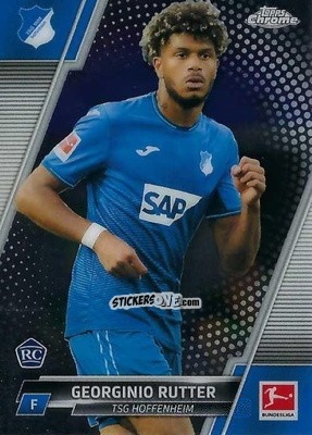 Cromo Georginio Rutter - Bundesliga Chrome 2021-2022 n. 53 - Topps