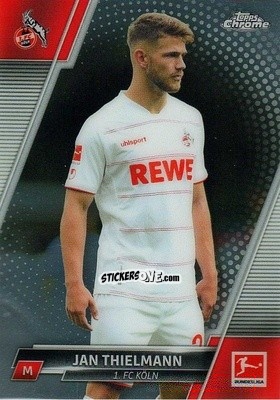 Sticker Jan Thielmann - Bundesliga Chrome 2021-2022 n. 55 - Topps