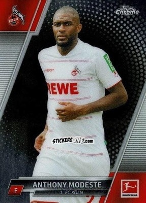 Figurina Anthony Modeste - Bundesliga Chrome 2021-2022 n. 57 - Topps