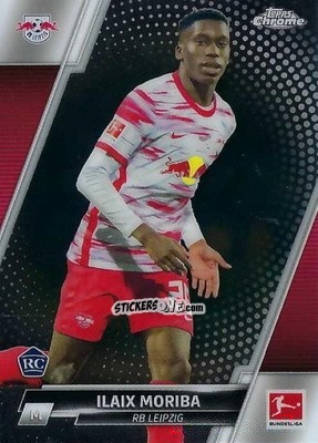Figurina Ilaix Moriba - Bundesliga Chrome 2021-2022 n. 64 - Topps