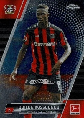 Cromo Odilon Kossounou - Bundesliga Chrome 2021-2022 n. 68 - Topps