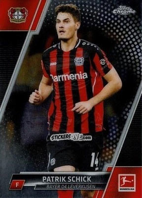 Sticker Patrik Schick - Bundesliga Chrome 2021-2022 n. 71 - Topps
