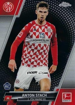 Cromo Anton Stach - Bundesliga Chrome 2021-2022 n. 75 - Topps