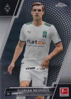 Figurina Florian Neuhaus - Bundesliga Chrome 2021-2022 n. 77 - Topps
