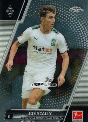 Sticker Joe Scally - Bundesliga Chrome 2021-2022 n. 80 - Topps