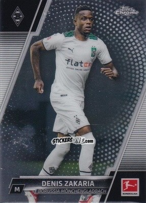 Sticker Denis Zakaria - Bundesliga Chrome 2021-2022 n. 81 - Topps