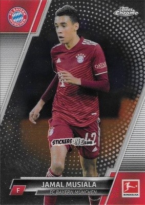 Cromo Jamal Musiala - Bundesliga Chrome 2021-2022 n. 84 - Topps
