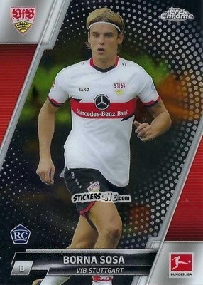 Cromo Borna Sosa - Bundesliga Chrome 2021-2022 n. 91 - Topps
