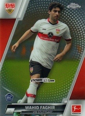 Cromo Wahid Faghir - Bundesliga Chrome 2021-2022 n. 93 - Topps