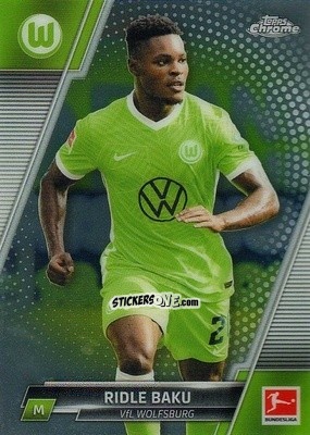 Figurina Ridle Baku - Bundesliga Chrome 2021-2022 n. 96 - Topps