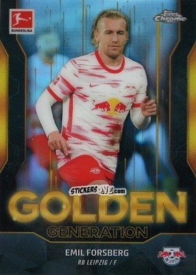 Cromo Emil Forsberg - Bundesliga Chrome 2021-2022 n. GG-EF - Topps