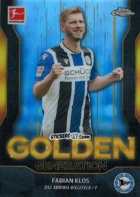 Sticker Fabian Klos - Bundesliga Chrome 2021-2022 n. GG-FK - Topps