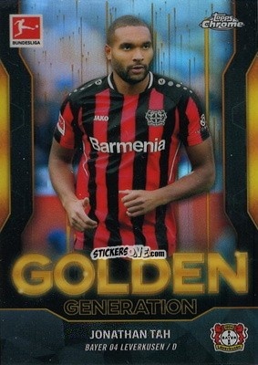 Sticker Jonathan Tah - Bundesliga Chrome 2021-2022 n. GG-JT - Topps
