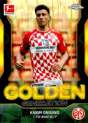 Figurina Karim Onisiwo - Bundesliga Chrome 2021-2022 n. GG-KO - Topps
