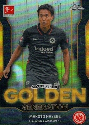 Figurina Makoto Hasebe - Bundesliga Chrome 2021-2022 n. GG-MH - Topps