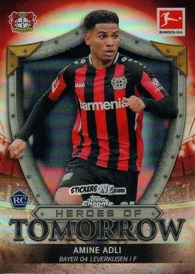Sticker Amine Adli - Bundesliga Chrome 2021-2022 n. HT-AA - Topps