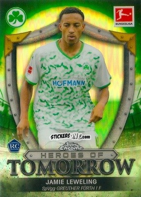 Cromo Jamie Leweling - Bundesliga Chrome 2021-2022 n. HT-JL - Topps