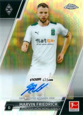 Figurina Marvin Friedrich - Bundesliga Chrome 2021-2022 n. BCA-MF - Topps