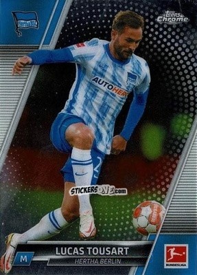 Cromo Lucas Tousart - Bundesliga Chrome 2021-2022 n. 7 - Topps