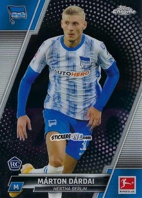 Figurina Márton Dárdai - Bundesliga Chrome 2021-2022 n. 8 - Topps