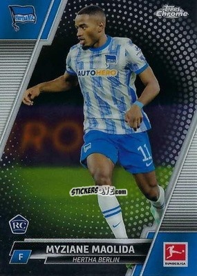 Sticker Myziane Maolida - Bundesliga Chrome 2021-2022 n. 10 - Topps