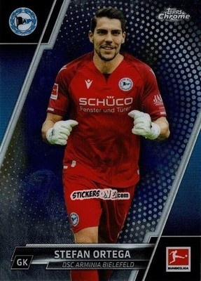 Figurina Stefan Ortega - Bundesliga Chrome 2021-2022 n. 19 - Topps