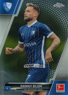 Sticker Danny Blum - Bundesliga Chrome 2021-2022 n. 23 - Topps