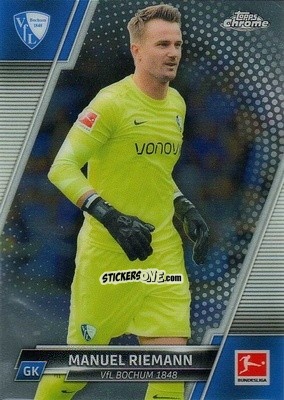 Cromo Manuel Riemann - Bundesliga Chrome 2021-2022 n. 26 - Topps