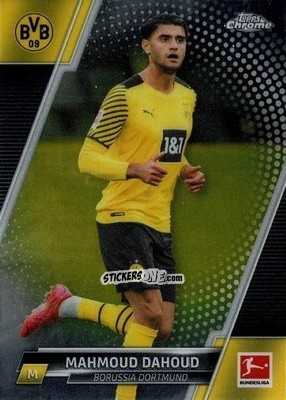 Sticker Mahmoud Dahoud - Bundesliga Chrome 2021-2022 n. 33 - Topps