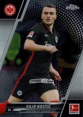 Cromo Filip Kostić - Bundesliga Chrome 2021-2022 n. 35 - Topps