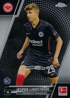 Sticker Jesper Lindstrom - Bundesliga Chrome 2021-2022 n. 37 - Topps