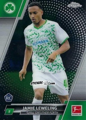 Cromo Jamie Leweling - Bundesliga Chrome 2021-2022 n. 44 - Topps