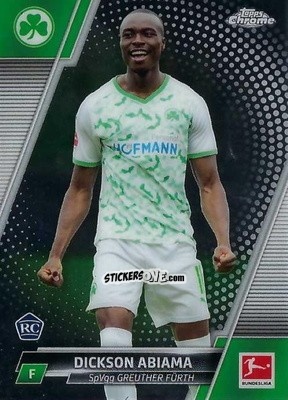 Cromo Dickson Abiama - Bundesliga Chrome 2021-2022 n. 45 - Topps